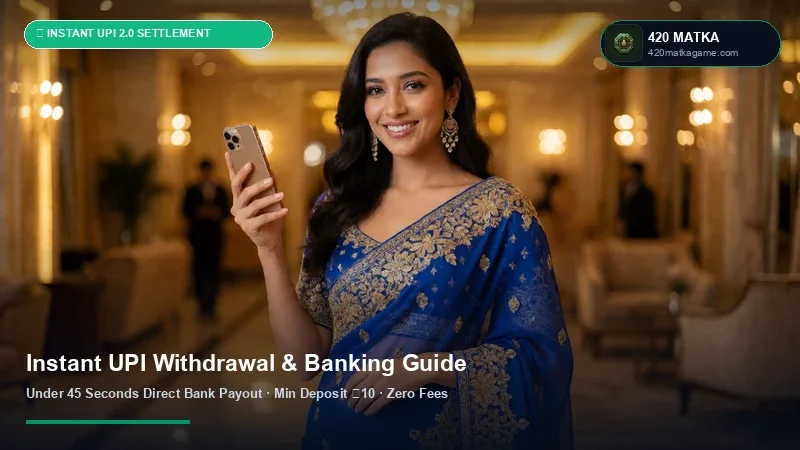 420 Matka Instant UPI Withdrawal & ₹50 INR Deposit Tutorial